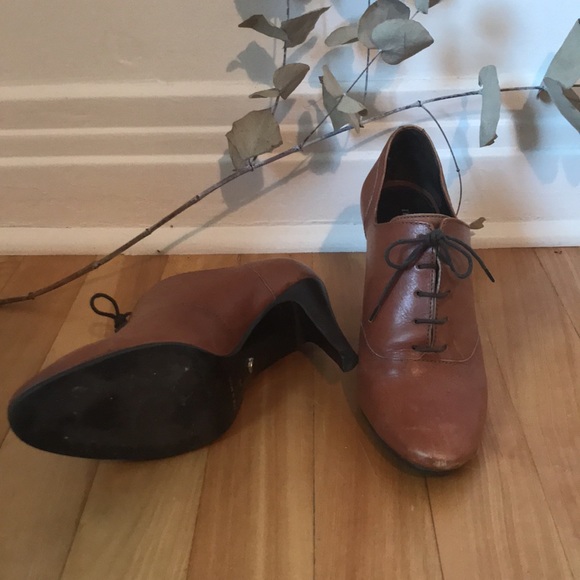 Minelli leather high heels boots - Picture 2 of 6